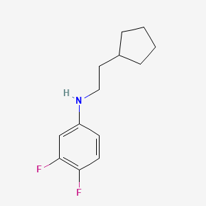 molecular formula C13H17F2N B8522484 N-(2-Cyclopentylethyl)-3,4-difluoroaniline CAS No. 919800-17-2