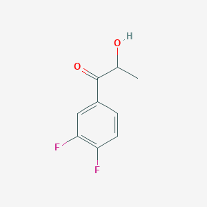 molecular formula C9H8F2O2 B8522486 1-(3,4-Difluorophenyl)-2-hydroxy-propan-1-one 