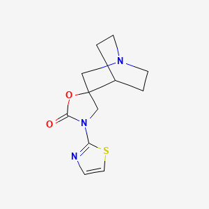 3'-(1,3-Thiazol-2-yl)-2'H-spiro[4-azabicyclo[2.2.2]octane-2,5'-[1,3]oxazolidin]-2'-one