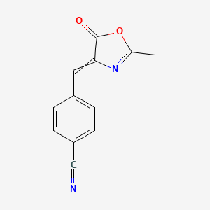 4-(2-Methyl-5-oxooxazol-4-ylidenemethyl)benzonitrile