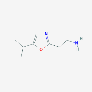 2-(5-Isopropyl-oxazol-2-yl)-ethylamine