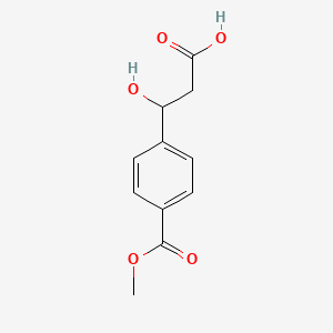 Methyl 4-(2-carboxy-1-hydroxyethyl)benzoate