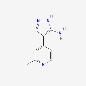 4-(2-methyl-pyridin-4-yl)-2H-pyrazol-3-ylamine