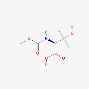 (S)-3-hydroxy-2-(methoxycarbonylamino)-3-methylbutanoic acid