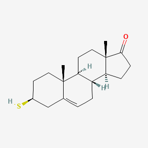 molecular formula C19H28OS B8522942 3-Sulfanylandrost-5-en-17-one CAS No. 2905-99-9
