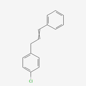 molecular formula C15H13Cl B8522976 1-Chloro-4-cinnamylbenzene 