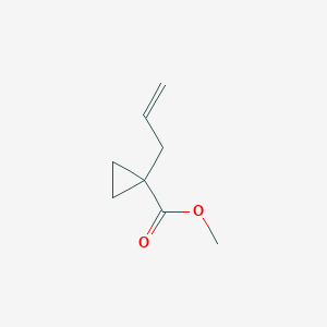 molecular formula C8H12O2 B008523 1-烯丙基环丙烷甲酯 CAS No. 106434-82-6