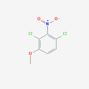 molecular formula C7H5Cl2NO3 B8523245 1,3-Dichloro-4-methoxy-2-nitrobenzene 