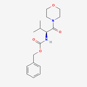 molecular formula C17H24N2O4 B8523254 benzyl[(2S)-3-methyl-1-(morpholin-4-yl)-1-oxobutan-2-yl]carbamate 