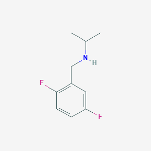 molecular formula C10H13F2N B8523296 2,5-Difluoro-n-isopropyl-benzylamine 