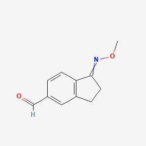 1-Methoxyiminoindan-5-carbaldehyde