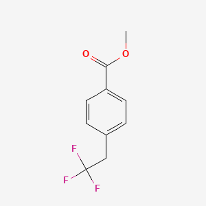 molecular formula C10H9F3O2 B8523324 4-(2,2,2-Trifluoroethyl)benzoic acid methyl ester 