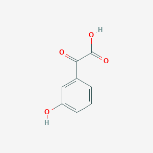 molecular formula C8H6O4 B8523340 2-(3-Hydroxyphenyl)-2-oxo-ethanoic acid 