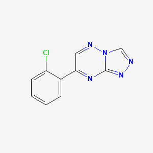 7-(2-Chlorophenyl)-[1,2,4]triazolo[4,3-b][1,2,4]triazine