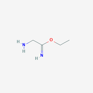molecular formula C4H10N2O B8523383 Ethyl aminomethylformimidate 