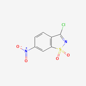 3-Chloro-6-nitrobenzisothiazole 1,1-dioxide