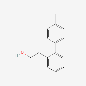molecular formula C15H16O B8523445 4'-Methyl-[1,1'-biphenyl]-2-ethanol 
