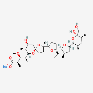molecular formula C36H61NaO11 B8523446 Sodium monensin CAS No. 22136-43-2