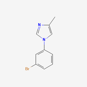 molecular formula C10H9BrN2 B8523476 1-(3-Bromo-phenyl)-4-methyl-1h-imidazole 