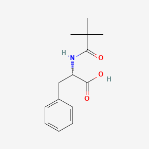 molecular formula C14H19NO3 B8523488 Pivaloyl-L-phenylalanine 