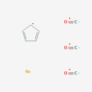 molecular formula C8H5O3Re B085235 铼，三羰基(η5-2,4-环戊二烯-1-基)- CAS No. 12079-73-1