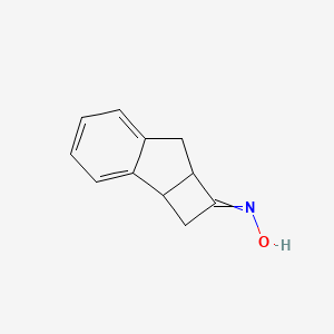 molecular formula C11H11NO B8523513 2,2a,7,7a-Tetrahydro-cyclobuta[a]inden-1-one oxime 