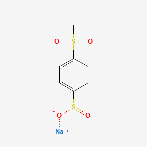 molecular formula C7H7NaO4S2 B8523540 Sodium 4-methanesulfonyl-benzenesulfinate 