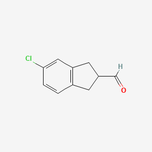 5-Chloro-indan-2-carbaldehyde