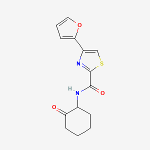 4-(Furan-2-yl)-N-(2-oxocyclohexyl)-1,3-thiazole-2-carboxamide