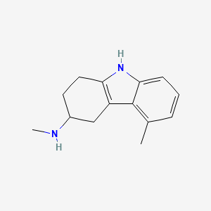 molecular formula C14H18N2 B8523581 N,5-Dimethyl-2,3,4,9-tetrahydro-1H-carbazol-3-amine CAS No. 60481-66-5