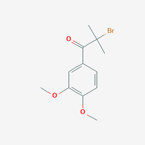 3',4'-Dimethoxy-2-bromoisobutyrophenone