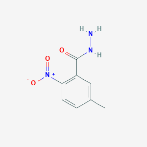 molecular formula C8H9N3O3 B8523636 5-Methyl-2-nitrobenzohydrazide 