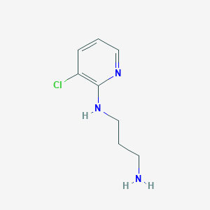 molecular formula C8H12ClN3 B8523655 2-(3-Aminopropylamino)-3-chloropyridine 
