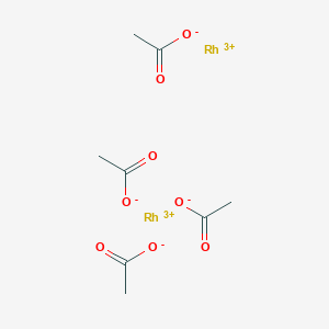 molecular formula C8H12O8Rh2+2 B8523686 Rhodium(II)acetatedimer 