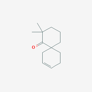 molecular formula C13H20O B8523728 2,2-Dimethylspiro[5,5]undec-8-en-1-one CAS No. 678981-11-8