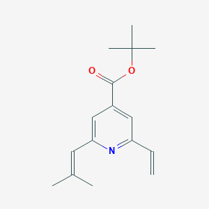 2-(2-Methyl-propenyl)-6-vinyl-isonicotinic acid tert-butyl ester