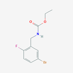 molecular formula C10H11BrFNO2 B8523781 (5-Bromo-2-fluorobenzyl)-carbamic acid ethyl ester CAS No. 866683-85-4