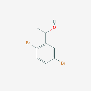 molecular formula C8H8Br2O B8523810 1-(2,5-Dibromophenyl)ethanol 