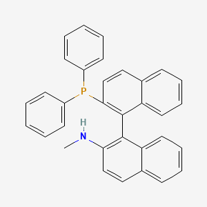 molecular formula C33H26NP B8523812 (S)-2'-(Diphenylphosphino)-N-methyl-[1,1'-binaphthalen]-2-amine 