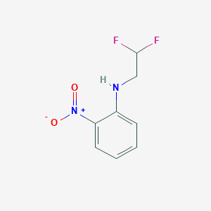 molecular formula C8H8F2N2O2 B8523816 N-(2,2-difluoroethyl)-2-nitroaniline 