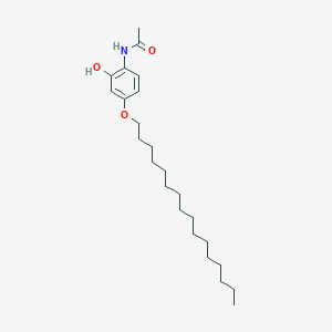 molecular formula C24H41NO3 B8523832 N-[4-(Hexadecyloxy)-2-hydroxyphenyl]acetamide CAS No. 78286-11-0