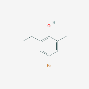 molecular formula C9H11BrO B8523840 4-Bromo-2-ethyl-6-methylphenol 