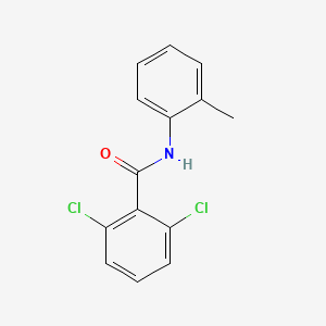 molecular formula C14H11Cl2NO B8523902 2,6-dichloro-N-(2-methylphenyl)benzamide 