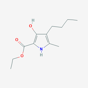 Ethyl 4-butyl-3-hydroxy-5-methylpyrrole-2-carboxylate