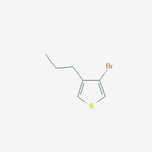 molecular formula C7H9BrS B8523927 3-Bromo-4-propylthiophene 