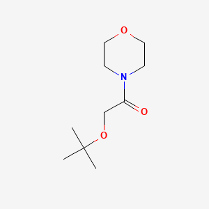 molecular formula C10H19NO3 B8524159 2-tert-Butoxy-1-morpholin-4-yl-ethanone 