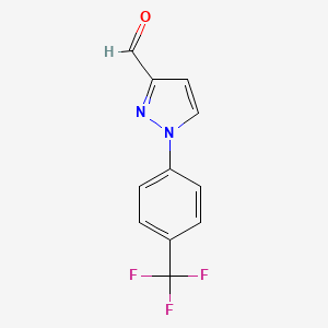 1-(4-(trifluoromethyl)phenyl)-1H-pyrazole-3-carbaldehyde
