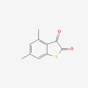 molecular formula C10H8O2S B8524263 4,6-Dimethylbenzothiophene-2,3-dione 