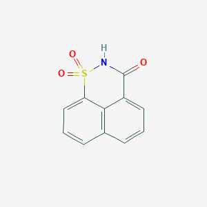 molecular formula C11H7NO3S B8524270 Naphtho[1,8-de][1,2]thiazin-3(2H)-one 1,1-dioxide 