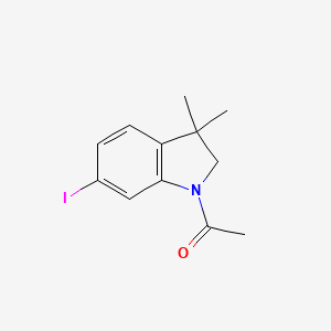 1-(6-Iodo-3,3-dimethylindolin-1-yl)ethanone